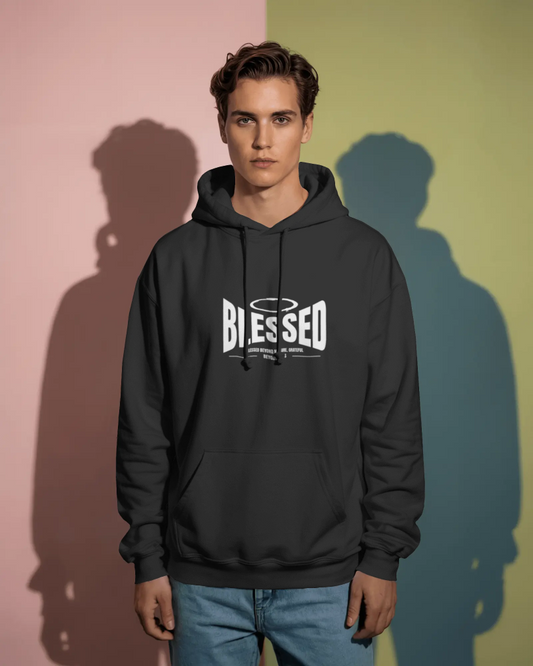 Blessed Hoodie - Black | Bold Christian Streetwear