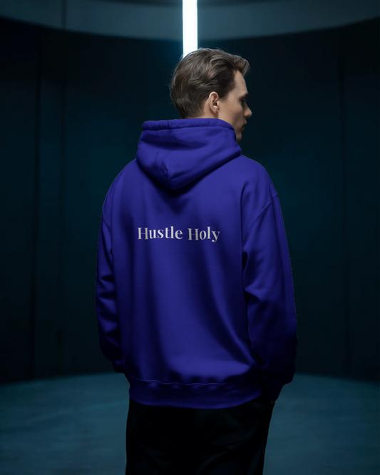 Stay Humble. Hustle Holy. Hoodie – Navy Blue | Christian Motivational Streetwear